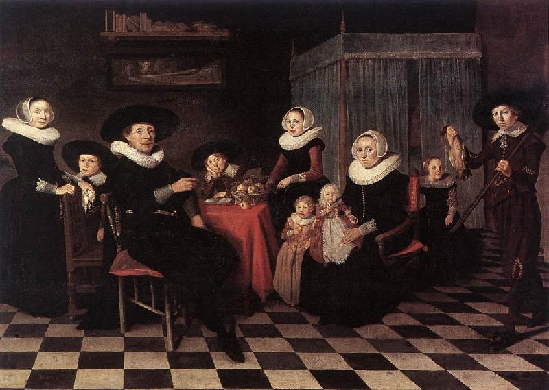 PALAMEDESZ, Antonie Family Portrait ga oil painting picture